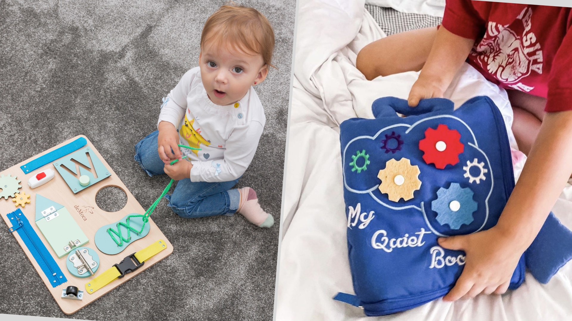 Signs your little one needs a Busy Board or a Quiet Book