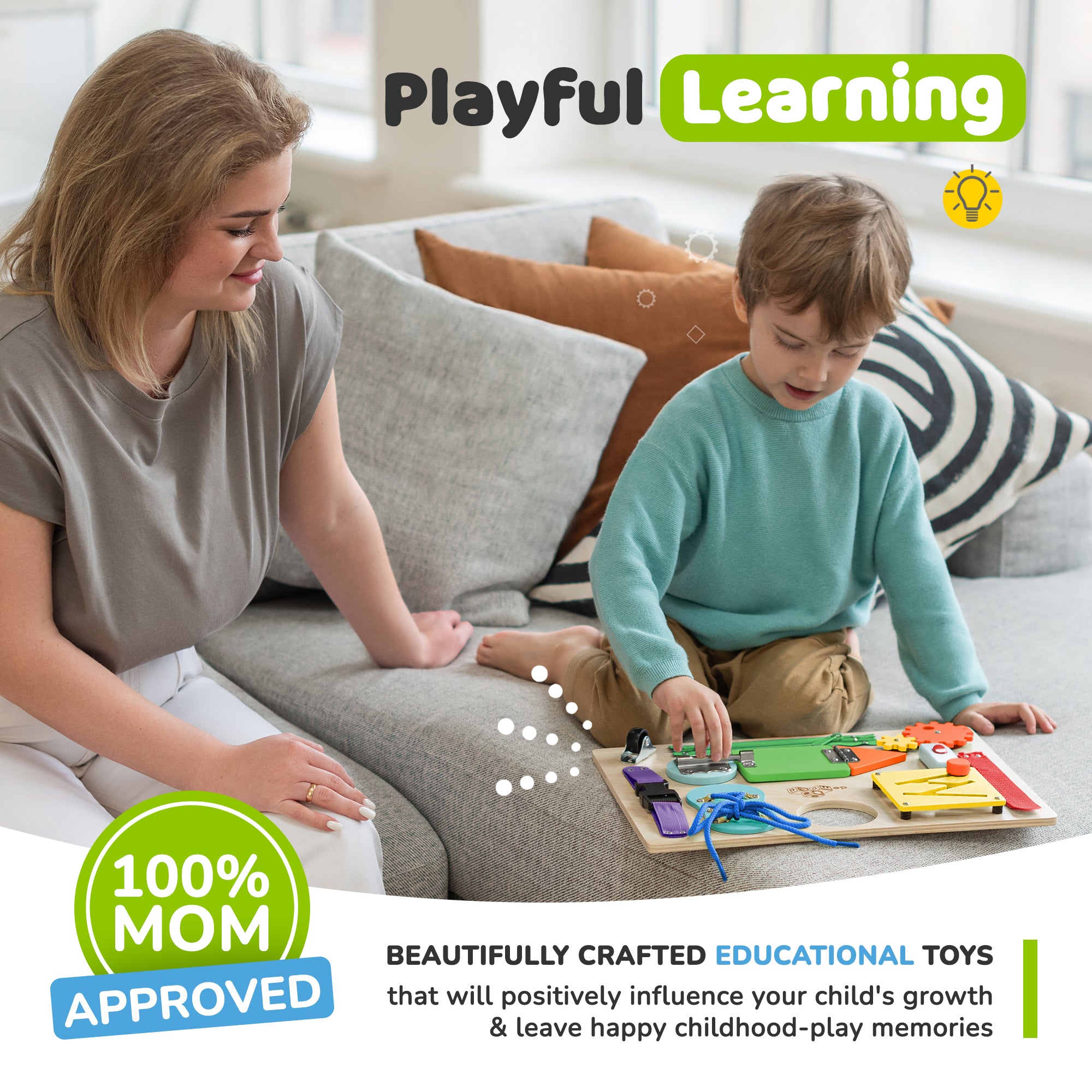 Busy Board for Toddlers 2 - Assistive Technology