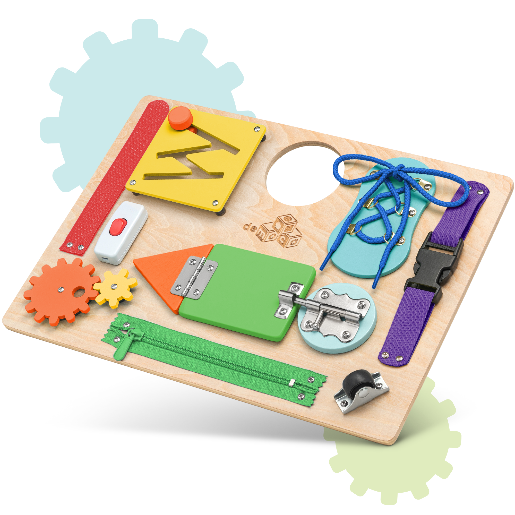 Busy Board rainbow, Activity Board, Sensory Board, Montessori educational  Toy, Wooden Toy, Fine motor s…