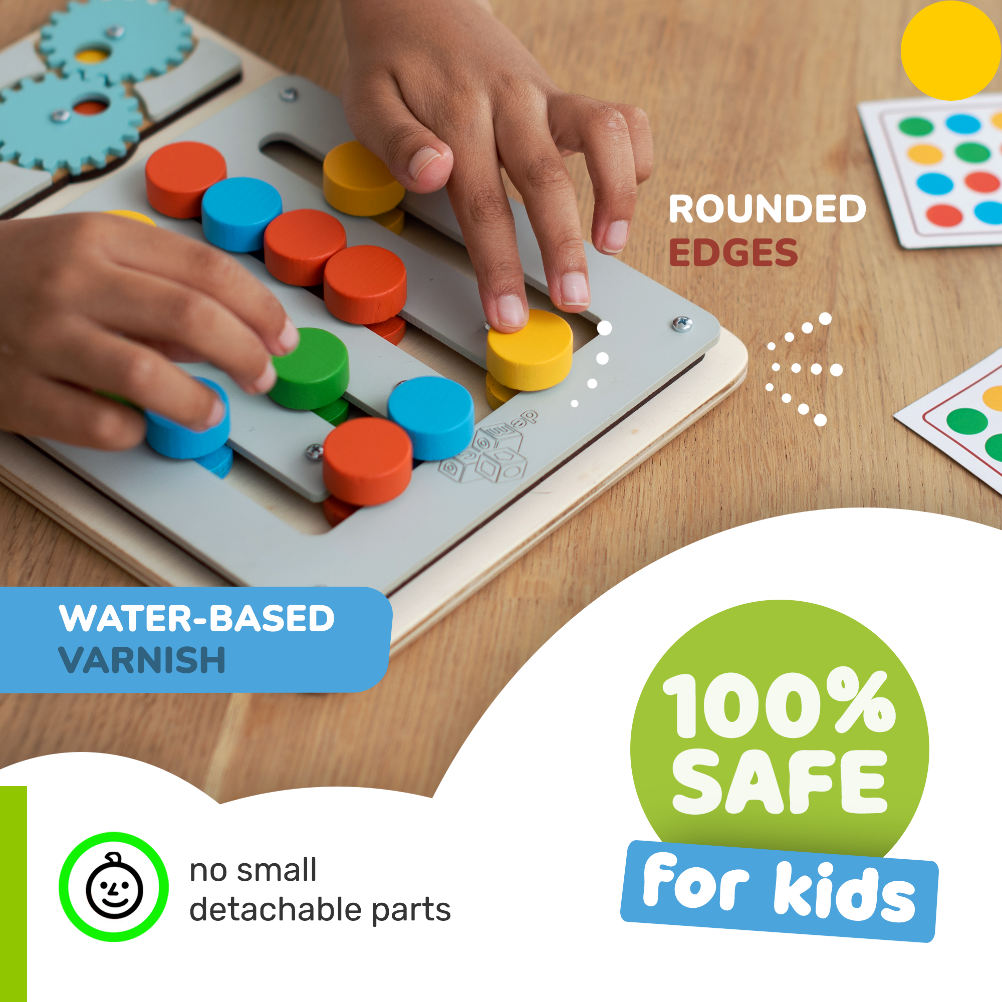 Wooden Puzzle for Toddlers Montessori Toys for 1 2 3 4 Years Old